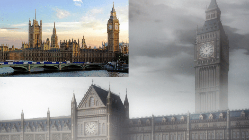 Fate Series Clock Tower of the Mages association Houses of Parliament and Big Ben